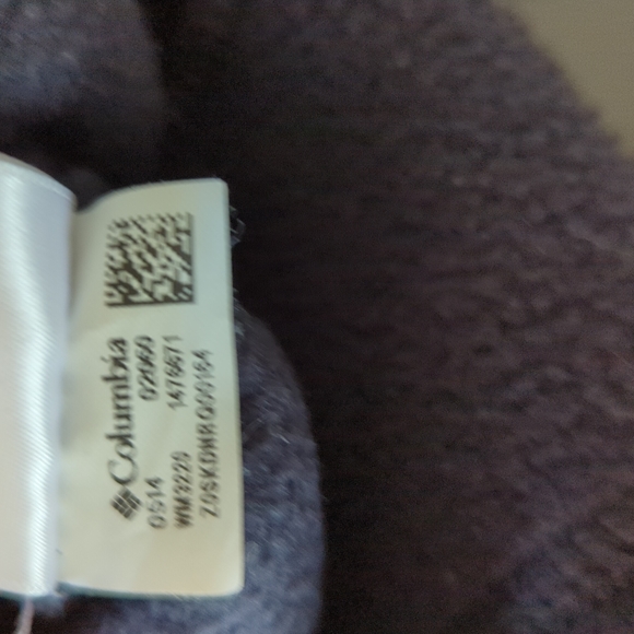 Women's Columbia black fleece zip front jacket size medium - Picture 7 of 11